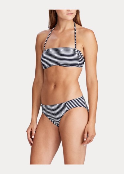 Top Ralph Lauren Striped Bandeau Mulher 05794-DCOW